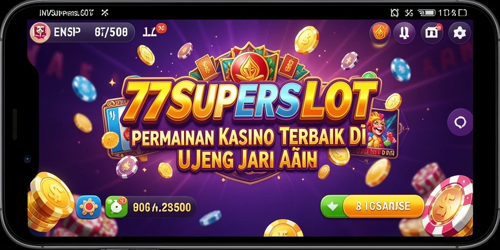 Screenshot gameplay 77SUPERSLOT menampilkan keseruan dan keindahan visual permainan Kasino.