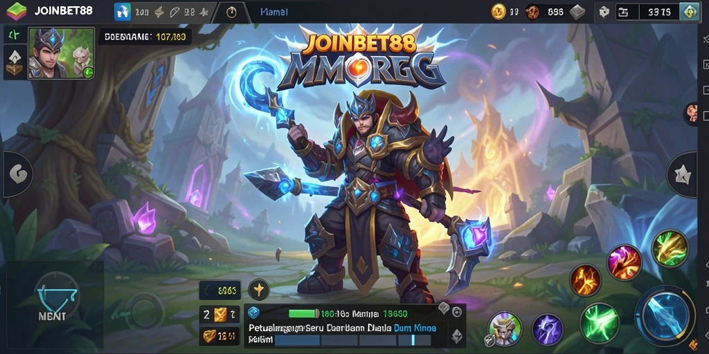 Screenshot gameplay <strong>JOINBET88</strong> menampilkan aksi seru dalam petualangan MMORPG.