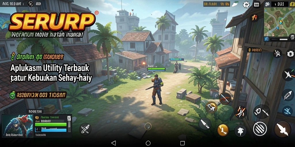 Tampilan antarmuka SERURP yang mudah dipahami.